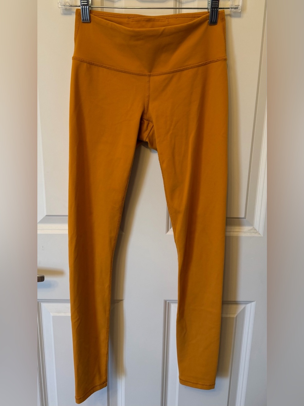 Prana High Rise Full Length Active Legging in Gold/Mustard, Size XS